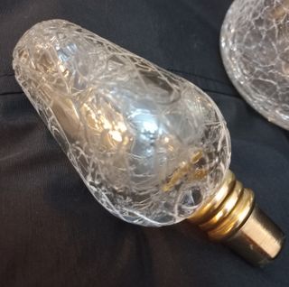 BOTELLA PERFUME CRISTAL CRAQUELADO