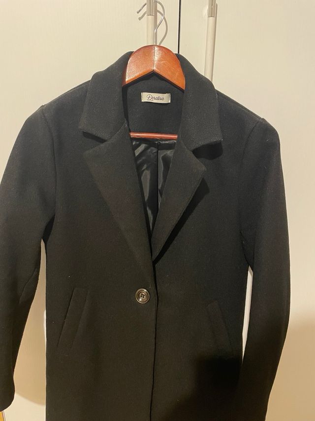 Cappotto donna colore nero taglia unica