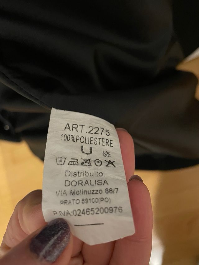 Cappotto donna colore nero taglia unica