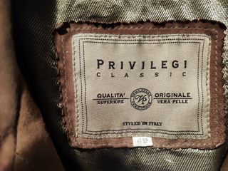 Giacca vera pelle scamosciata TG. 48/50