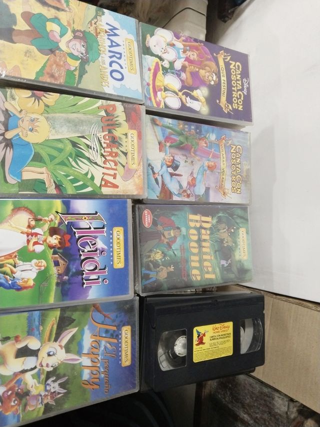 Películas VHS de niños