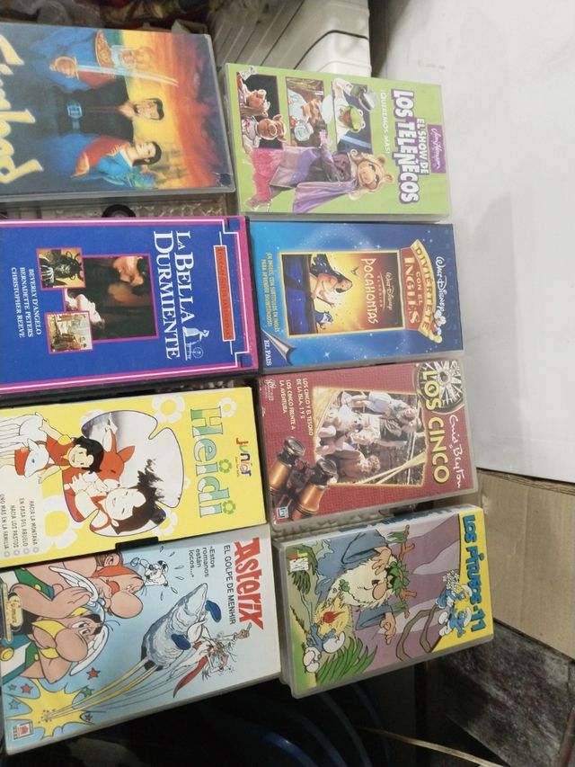 Películas VHS de niños