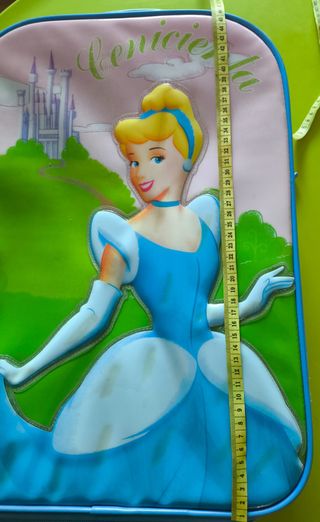 Maleta con ruedas. Trolley. Cenicienta. Disney.