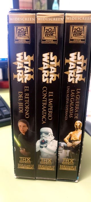 Trilogia Star Wars en VHS