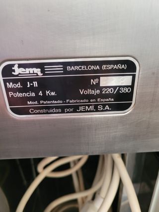 Freidora jemi mod .11 litros inox