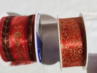 Nastri Natalizi tessuto vari colori