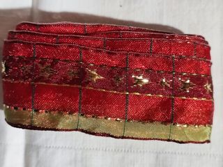 Nastri Natalizi tessuto vari colori