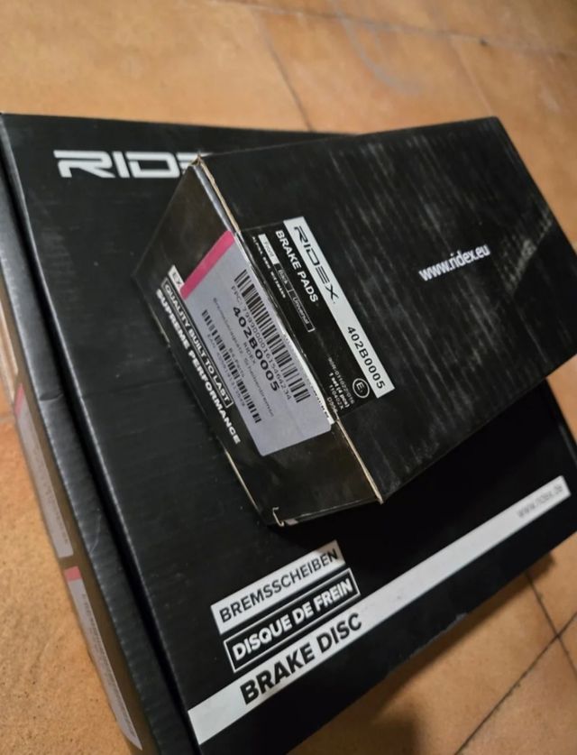 Juego de pastillas y discos de freno e36