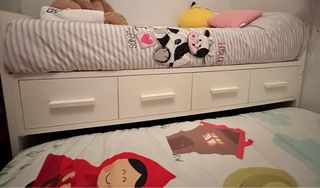 Cama nido madera de roble