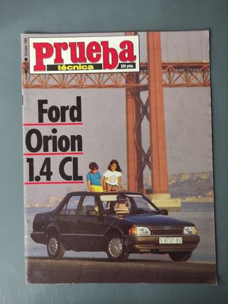 Revista Prueba Tecnica Ford Orion. Hago envíos