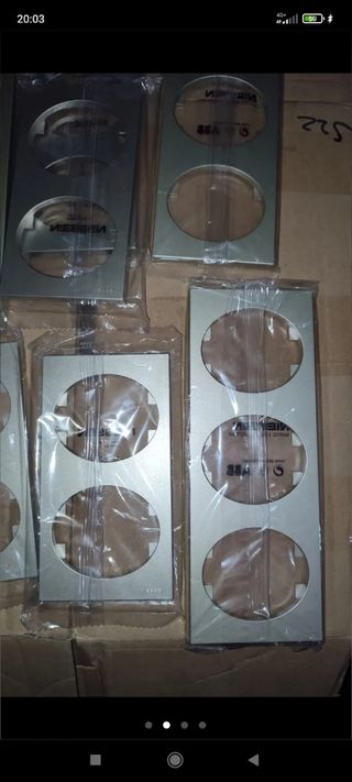 Marcos  y teclas niessen tacto,cava