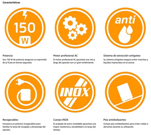 Exprimidor profesional orbegozo EP 4000