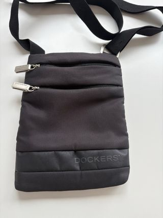 Bolso de hombre Dockers negro