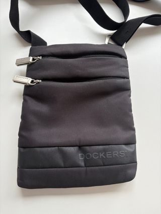 Bolso de hombre Dockers negro