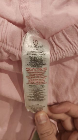 Pantalón pijama rosa primark