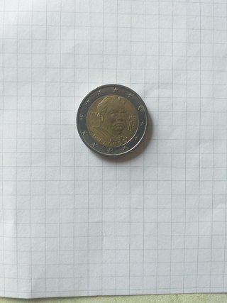 Moneta da 2 euro di Giovanni Pascoli