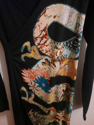 Vestido mujer manga larga