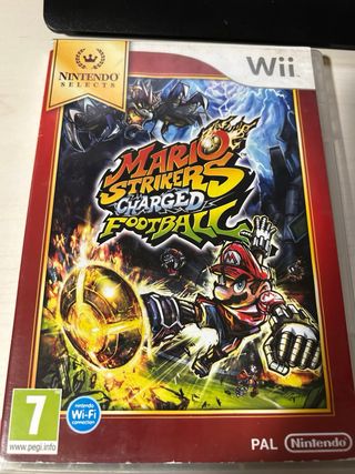 Wii Mario strikers charged football