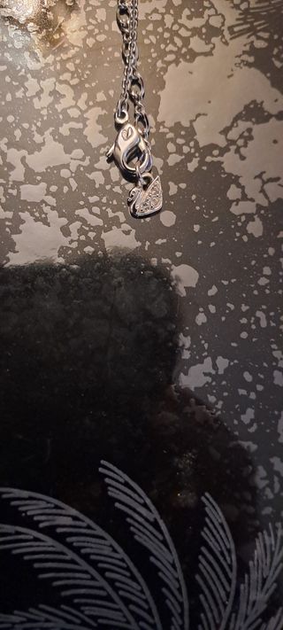 Colgante con cadena swarovski