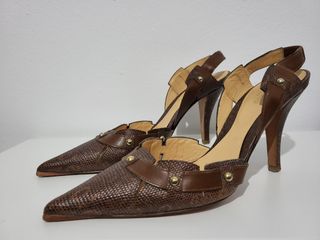 Zapatos de tacón de cuero de Sergio Rossi