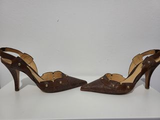 Zapatos de tacón de cuero de Sergio Rossi