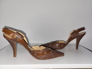 Zapatos de tacón de cuero de Sergio Rossi