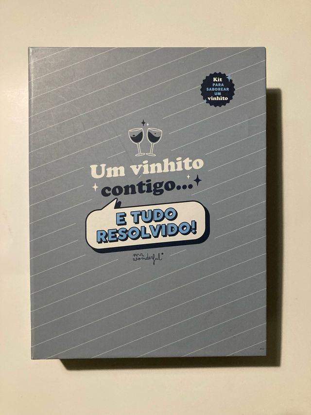 Kit Vinho Mr. Wonderful novo - saca-rolhas + acess
