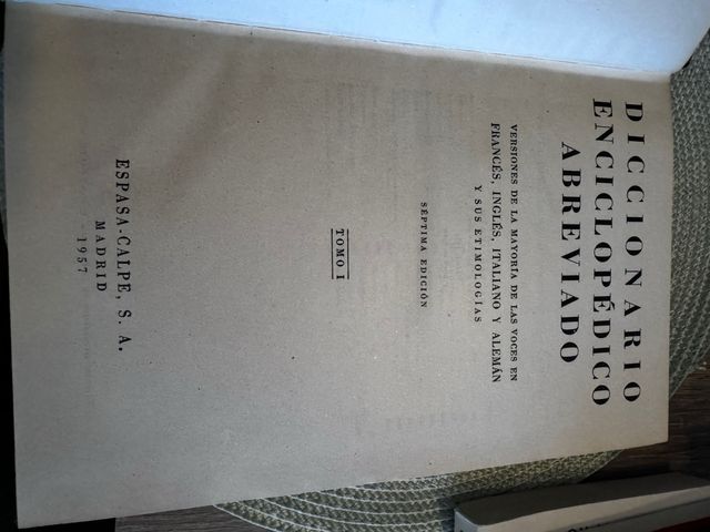 Diccionario enciclopedico abreviado de espasa calp