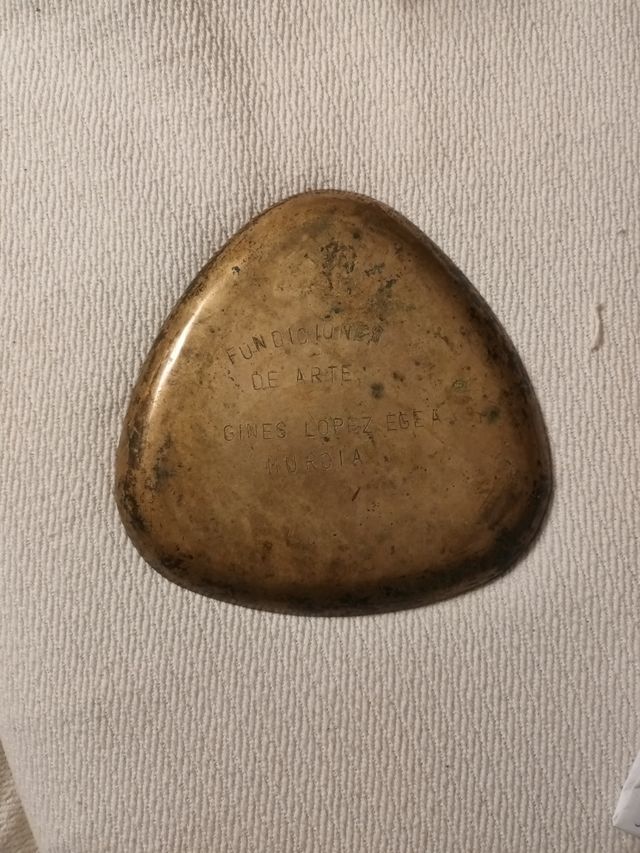 Placa bronce Caja Ahorros Provincial Mu