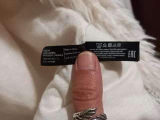 Chaqueta efecto pelo chica 