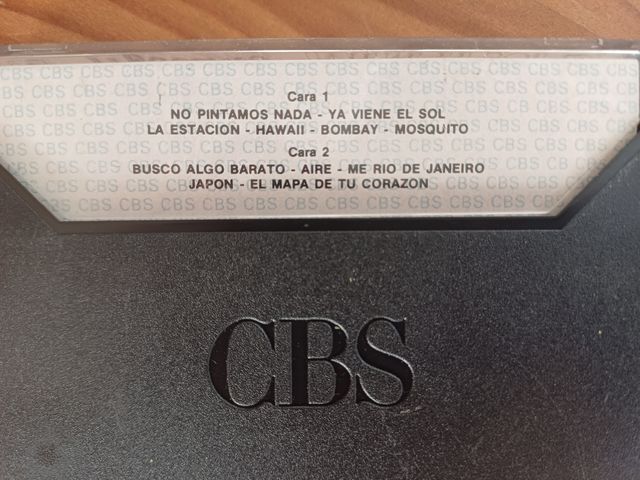 Lote de 4 cintas de cassette