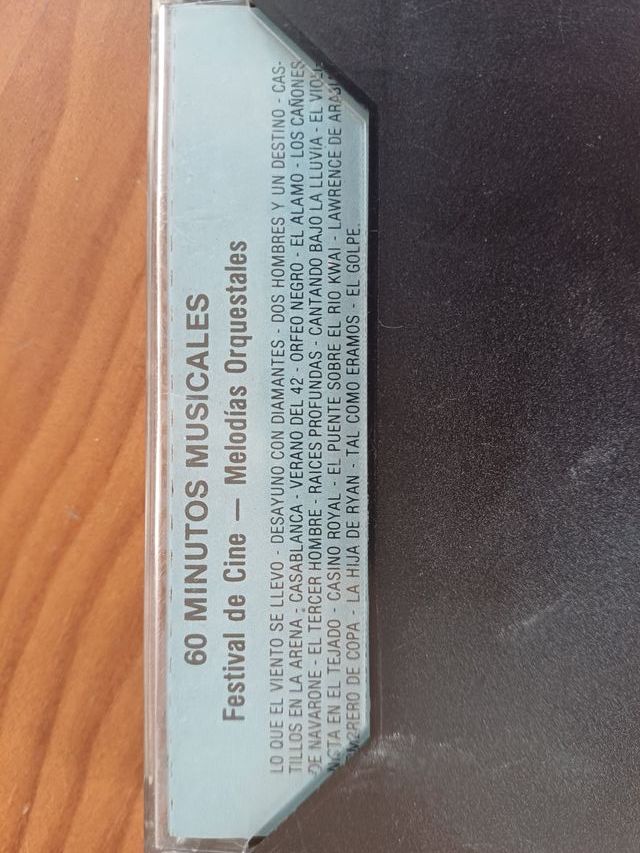 Lote de 4 cintas de cassette