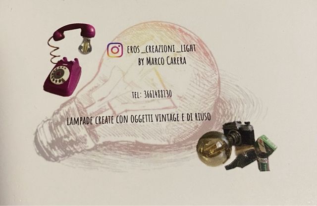 Lampada telefono ocra