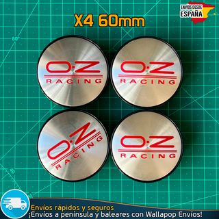 X4 Tapacubos Negros OZ Racing 60mm Cubrebuje Tapas