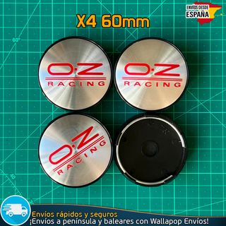 X4 Tapacubos Negros OZ Racing 60mm Cubrebuje Tapas