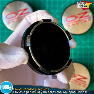 X4 Tapacubos Negros OZ Racing 60mm Cubrebuje Tapas
