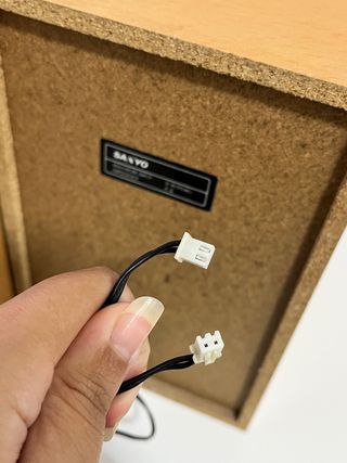 Altavoces Sanyo minicadena