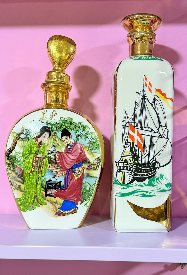 Botellas de porcelana esmaltada para coleccionista