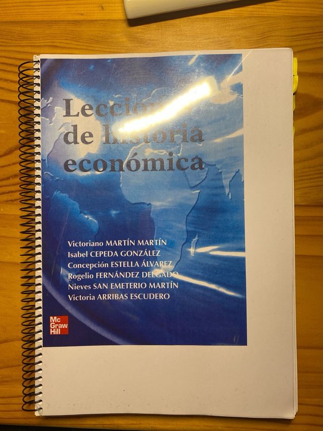 libro lecciones de historia economica