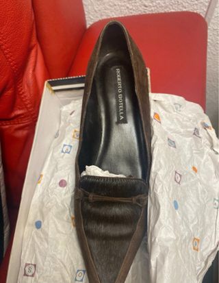 Zapatos piel y pelo Roberto Botella
