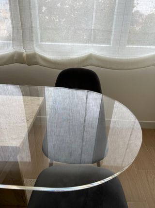 Vidrio metacrilato para mesa