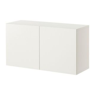 IKEA BESTÅ Estante de pared, blanco, 120x42x64 cm