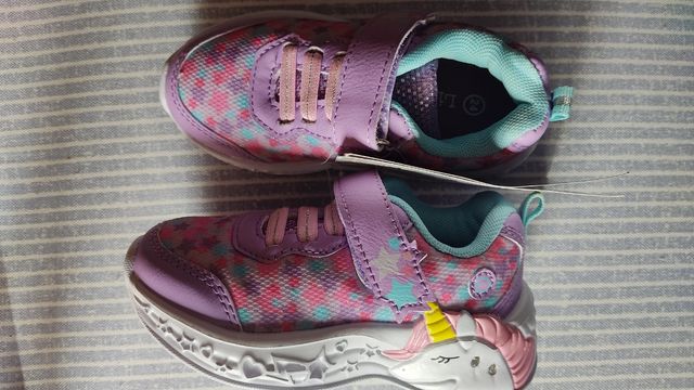 Zapatillas deportivas unicornio 24 con luces