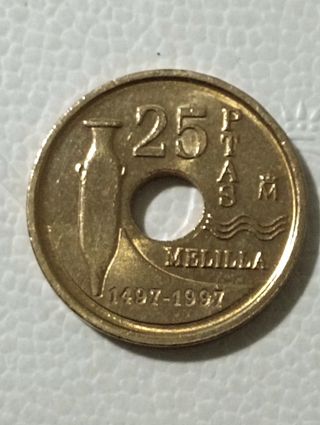 moneda de España conmemorativa 1997