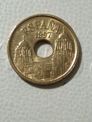 moneda de España conmemorativa 1997