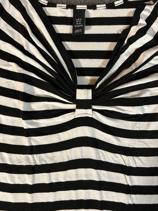 Maglia bianca e nera 