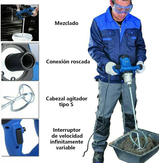 Alquiler mezcladora de pintura masilla Ibi