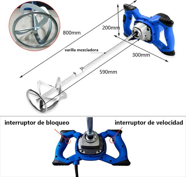 Alquiler mezcladora de pintura masilla Ibi