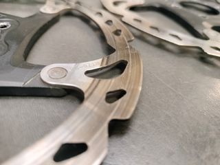 Par de rotores shimano rt-76 160mm