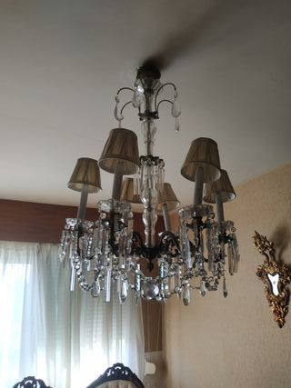 Lampara araña cristal